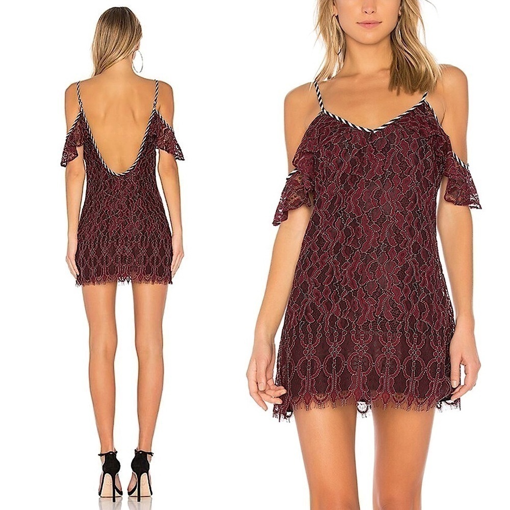 NBD Chance Lace Mini Dress